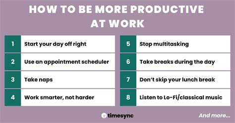 How To Be More Productive At Work