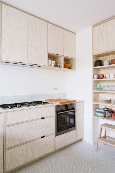 Woning Bont Te Berchem — Made Architects Plywood Kitchen Kitchen