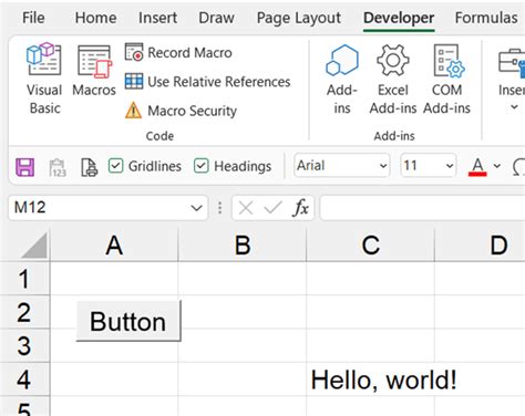 Run A Macro From A Form Button In Excel How To Excel Effects