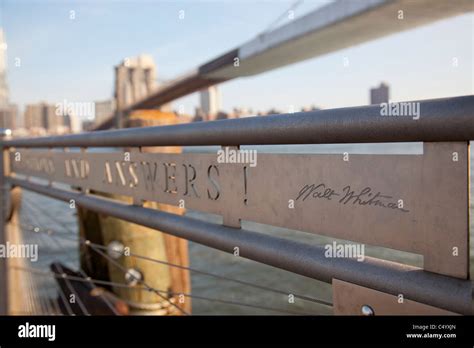 Fulton Ferry Landing Brooklyn Bridge Park Stock Photo Alamy
