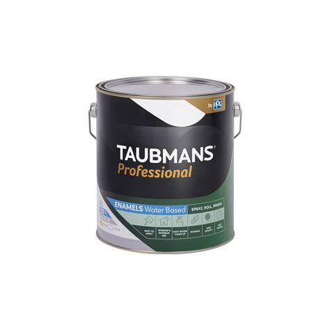 Taubmans Professional White Gloss Water Based Enamel Paint Bunnings