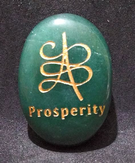 Zibu Symbol Engraving On Crystal Pebble For Prosperity In 2022 Zibu