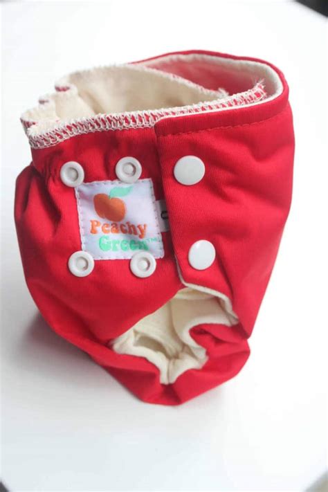 Peachy Green All In One Cloth Diaper Padded Tush Stats