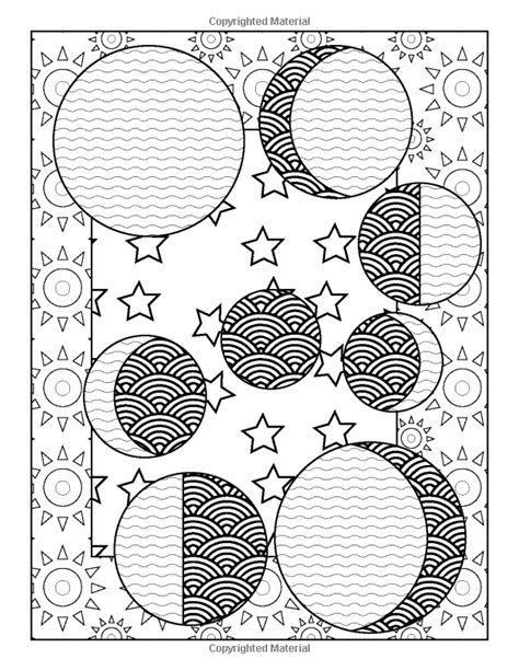 7 Phases Of The Moon Coloring Page References Cosjsma