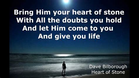 Heart Of Stone By Dave Bilborough With Lyrics From People Of Promise