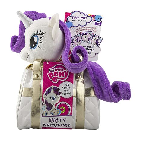 New My Little Pony The Movie Rarity Stuffed Animal T Pack