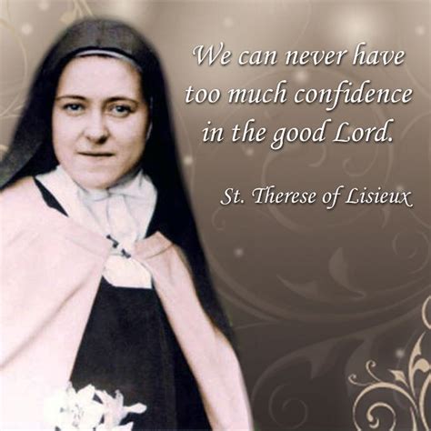 Quotes Of St Therese Inspiration