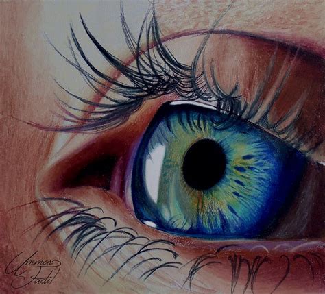 Eye 4 Colored Pencils By F A D I L On Deviantart Colored Pencil