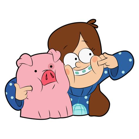 Waddles Gravity Falls Mabel Gravity Falls Mabel And Pig Hd Png