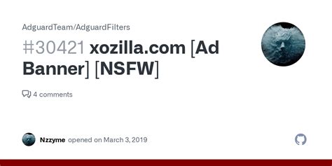 Xozilla Ad Banner NSFW Issue 30421 AdguardTeam