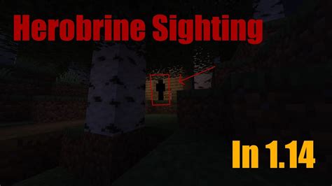 114 Herobrine Sighting Real Scary Youtube