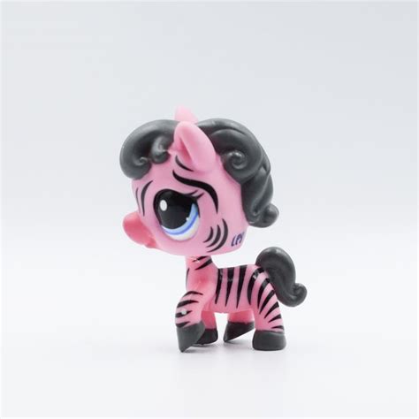 Lps Littlest Pet Shop 2078 Pink Zebra Hasbro Etsy In 2021 Lps