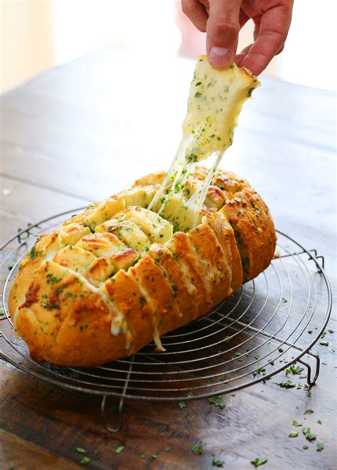Cheesy Pull Apart Garlic Bread The Comfort Of Cooking