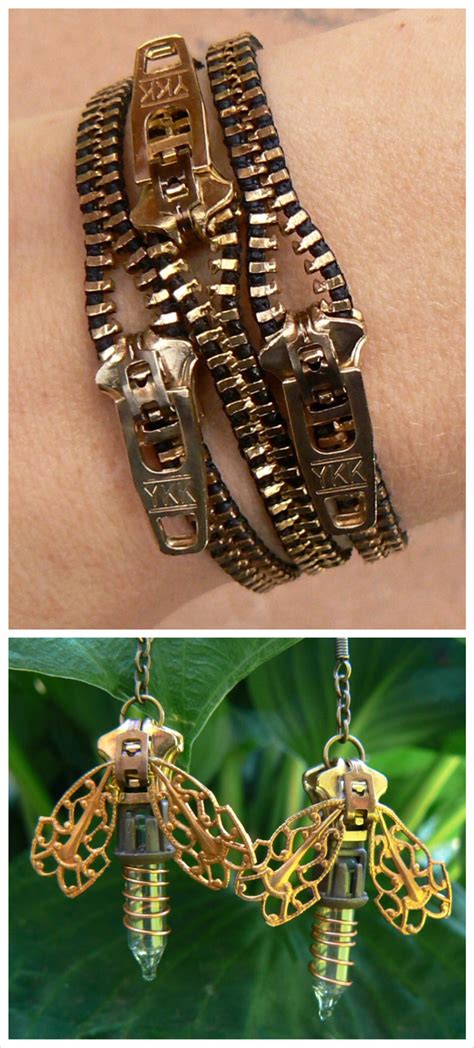 Three Different Bracelets Are Shown On The Left And Right Side With
