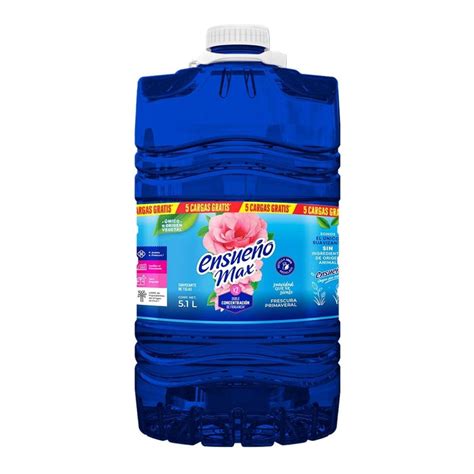 Suavizante de telas Ensueño zero enjuague frescura primaveral 5.1 l