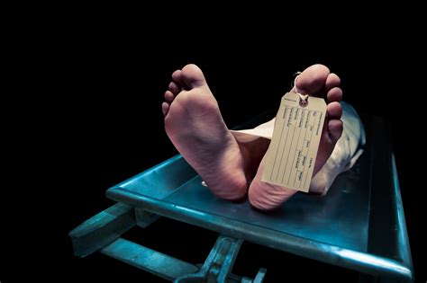 Feet On A Morgue Table With Toe Tag Giddens Law Mississippi