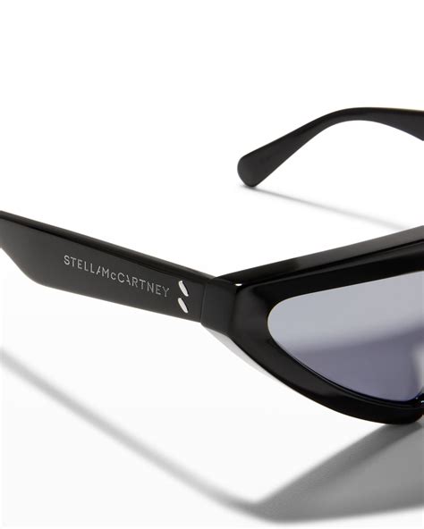 Stella Mccartney Acetate Geometric Cat Eye Sunglasses Neiman Marcus