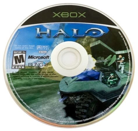 Halo 1 Combat Evolved Microsoft Original Xbox 2001 Video Game Disc Only