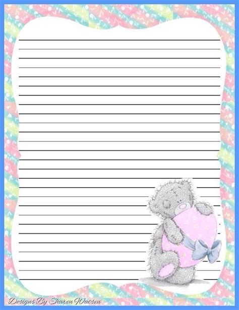 Printable Lined Paper Free Printable Stationery Lined Writing Paper