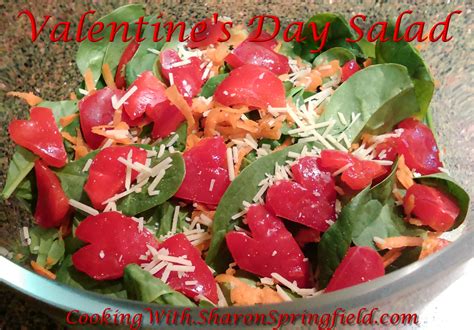 Sharon fruit is tossed with toasted hazelnuts and salad leaves. Valentine's Day Salad | Cooking With Sharon Springfield