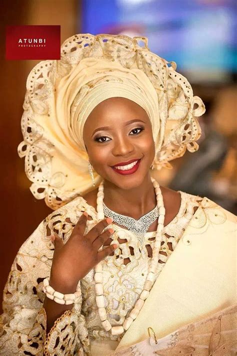 Beautiful Bridal Gele African Bride Nigerian Traditional Wedding African Women
