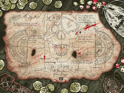 Goonies Les Goonies Goonies Treasure Pirate Treasure Treasure Maps
