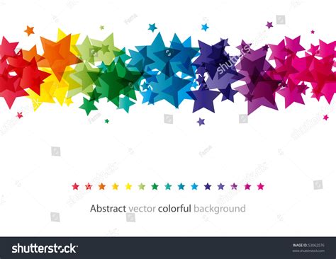 Abstract Star Colorful Background Stock Vector Illustration 53062576