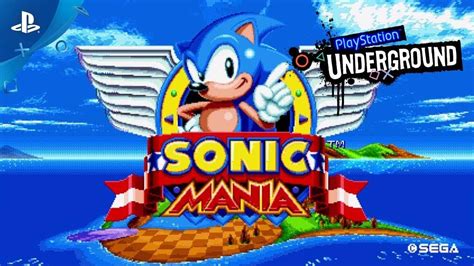 Sonic Mania Ps4 Gameplay Playstation Underground Youtube