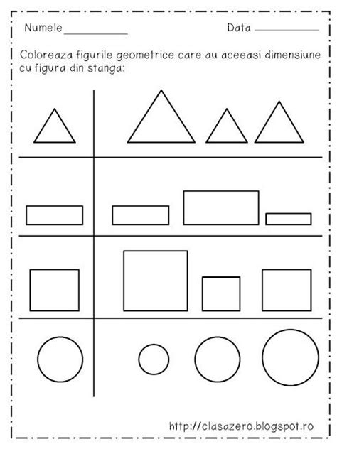 Proiect De Lectie Clasa Pregatitoare Matematica Figuri Geometrice