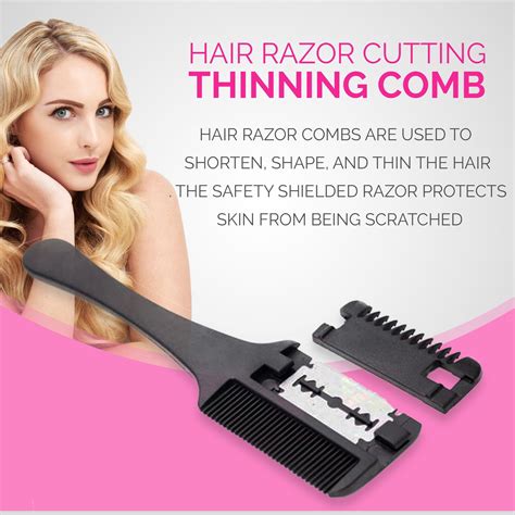 Hair Cutting Razor Comb Unicpuffin