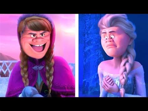 Funniest Disney Face Swaps Craziness Moana Maui Everywhere Elsa