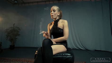 Mistress Anette In Scene Sexy Smoker II CRUEL PUNISHMENTS SEVERE FEMDOM FULL HD P MP