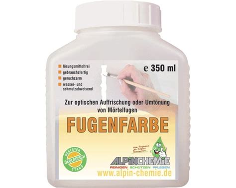 Zum färben einfach die fugen mit schwamm und scheumilch gut reinigen, trocknen. Fugenfarbe AlpinChemie Pergamon 350 ml bei HORNBACH kaufen