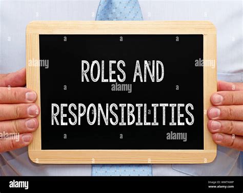 Roles And Responsibilities Stock Photo Alamy