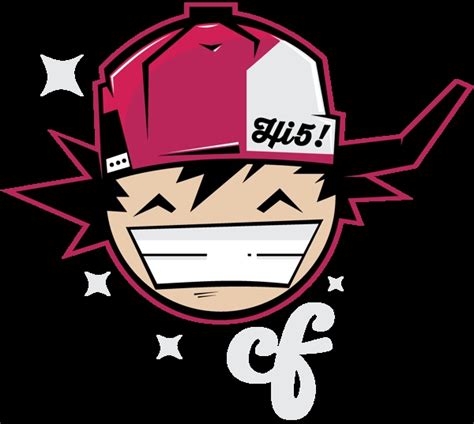 An Image Of A Person Wearing A Hat With Stars Around It And The Word G F On