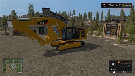 Caterpillar 329e Excavator V10 Fs17 Farming Simulator