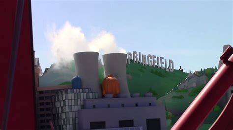 Springfield Nuclear Power Plant Smokes Universal Studios Hollywood