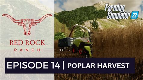 Poplar Harvest Red Rock Ranch Ep 14 Farming Simulator 22 Lets