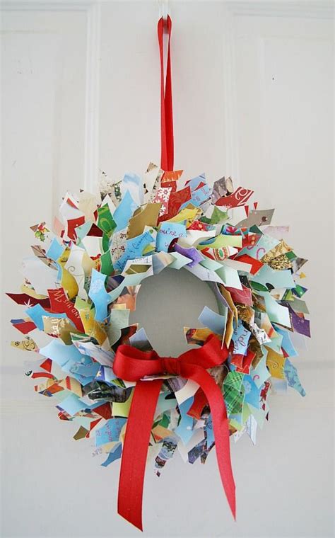 How To Reuse And Upcycle Old Christmas Cards Christmas Card Ornaments