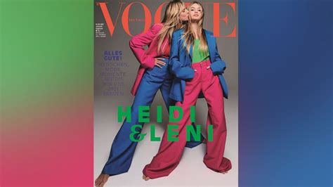 Heidi Klum S Daughter Leni Makes Modeling Debut With Vogue Germany