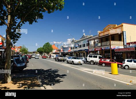 The Main Street Of Cooma In New South Wales Stock Photo Alamy