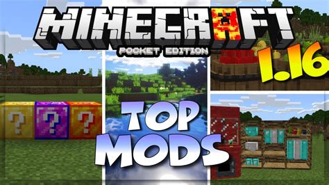Mcpe 116 Top 5 Mods Minecraft Pe 116 Top 5 Best Working Addons