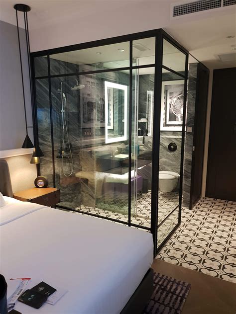 Completely See Through Bathroom In My Sos Hotel Room In Singapore R Crappydesign