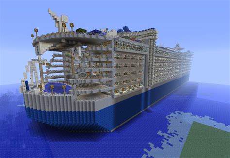 Cruise Ship Minecraft Of The Seas Minecraft Map