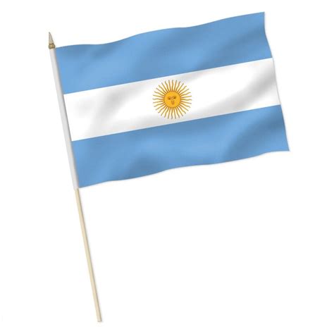 So wird zum beispiel am 20. Stock-Flagge : Argentinien mit Wappen / Premiumqualität, 9 ...
