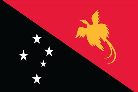 Papua New Guinea Flag Liberty Flag And Banner Inc
