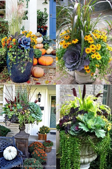 22 Beautiful Fall Planters And Outdoor Fall Decorations How To Plant
