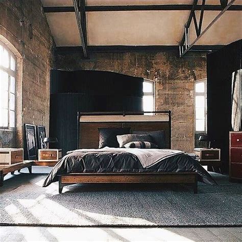 30 Cozy Single Bedroom Design Ideas For Men Industrial Bedroom