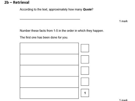 Ks Sats Reading Question Template Teaching Resources
