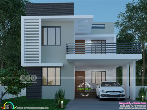 3 Bedroom 1660 Sq Ft Beautiful Modern Home Design Kerala Home Design